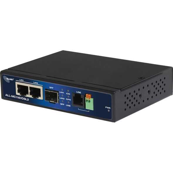 Modem Allnet Z ALLNET Punkt-zu-Punkt Modem VDSL2 via 2-Draht unmanaged ALL-MC116V2 / Max. 3km mit max. 160Mbit/s