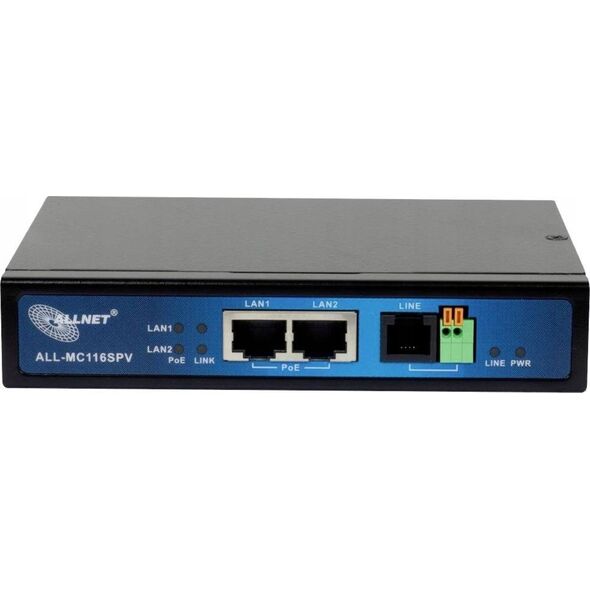 Modem Allnet Z ALLNET ISP Bridge Modem VDSL2 mit Vectoring/Point-to-Point Slave-Modem & 2x PoE IEEE802.3at Ports unmanaged ALL-MC116SPV-VDSL2
