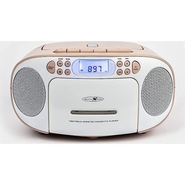 Radioodtwarzacz Reflexion Reflexion RCR2260 Boombox weiß/pink