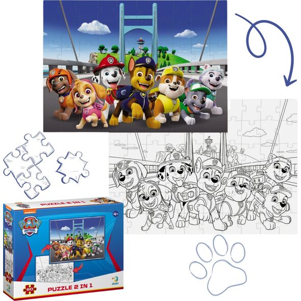 Dodo *****Puzzle 60el 2w1 Paw Patrol DOB5543 05543