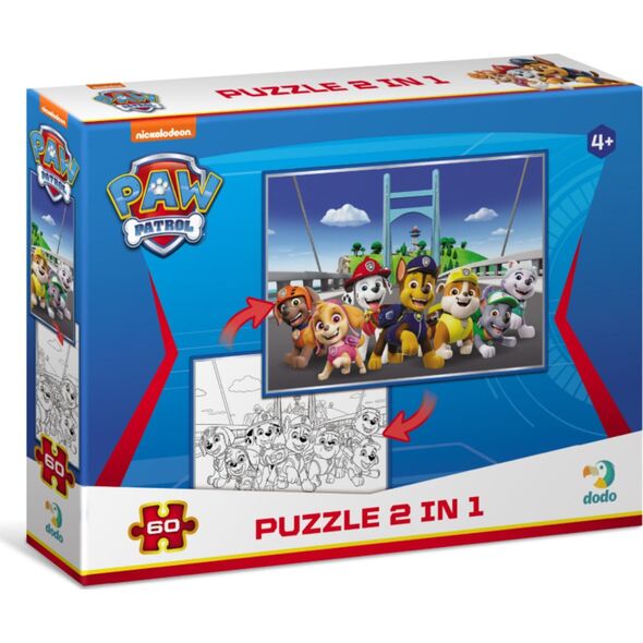 Dodo *****Puzzle 60el 2w1 Paw Patrol DOB5543 05543