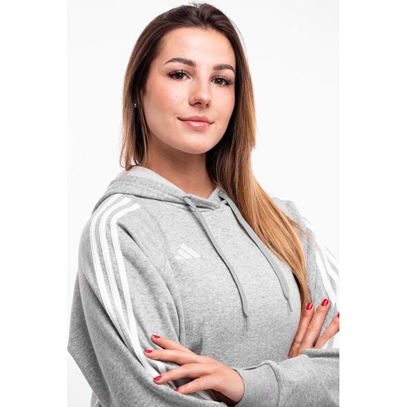 Adidas Bluza damska adidas Tiro 24 Hooded szara IR7509 L