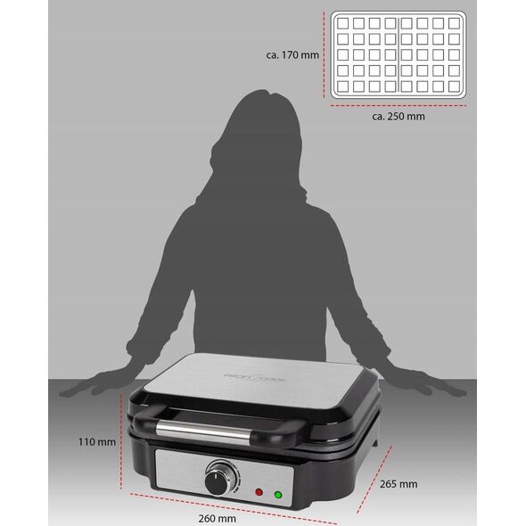Gofrownica ProfiCook GOFROWNICA PROFICOOK PC-WA 1240