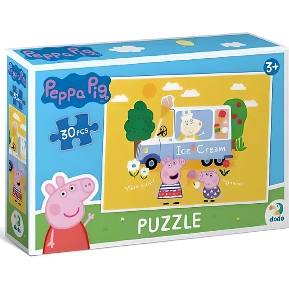 Dodo PUZZLE ŚWINKA PEPPA 30 ELEMENTÓW UROCZA PRZYGODA DLA MALUCHÓW UKŁADANKA