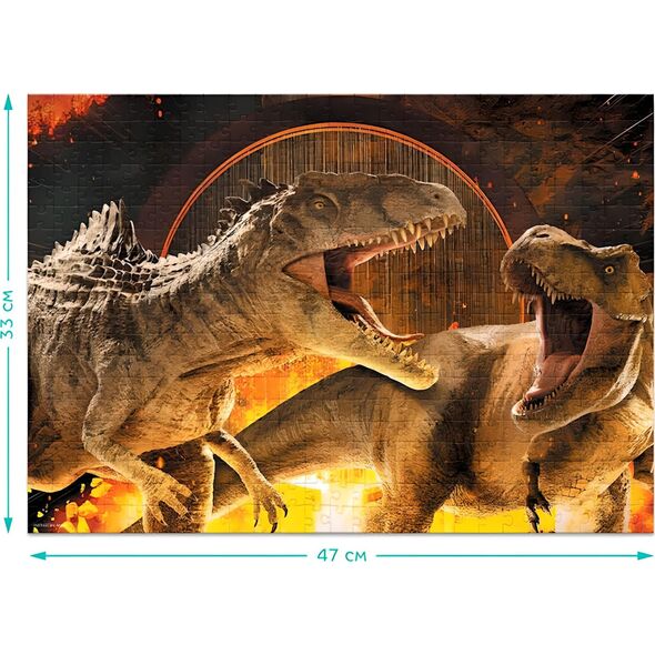 Dodo PUZZLE PARK JURAJSKI 500 ELEMENTÓW UKŁADANKA JURASSIC WORLD MEGA ZESTAW