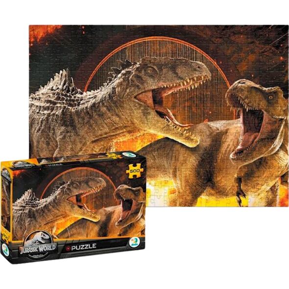 Dodo PUZZLE PARK JURAJSKI 500 ELEMENTÓW UKŁADANKA JURASSIC WORLD MEGA ZESTAW