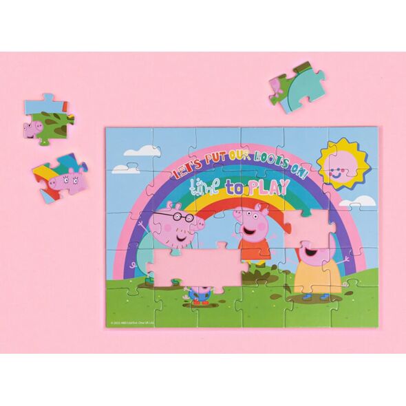 Dodo PUZZLE 30 ELEMENTÓW ŚWINKA PEPPA UROCZA UKŁADANKA DLA MALUCHÓW PEPPA PIG