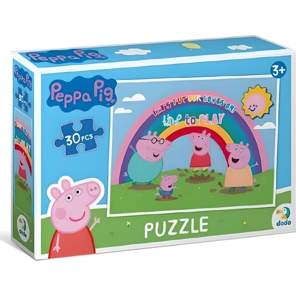 Dodo PUZZLE 30 ELEMENTÓW ŚWINKA PEPPA UROCZA UKŁADANKA DLA MALUCHÓW PEPPA PIG