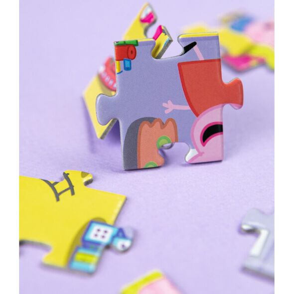 Dodo PUZZLE "ŚWINKA PEPPA" ZABAWA 60 ELEMENTÓW KOLOROWA UKŁADANKA DLA DZIECI