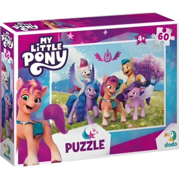 Dodo PUZZLE MY LITTLE PONY 60 ELEMENTÓW UROCZA UKŁADANKA DLA DZIECI KUCYKI