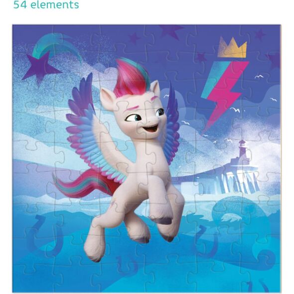 Dodo PUZZLE 3w1 "MY LITTLE PONY" 3 UKŁADANKI W JEDNYM KOLOROWE UKŁADANKI