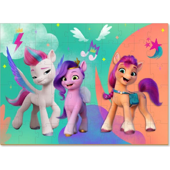 Dodo PUZZLE MY LITTLE PONY Z FIGURKĄ KUCYKA UKŁADANKA 60 ELEMENTÓW DLA DZIECI