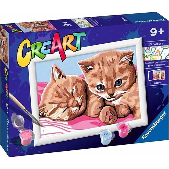 Ravensburger CreArt: Rude kocięta