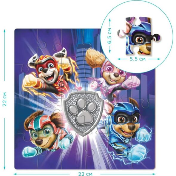 Dodo PUZZLE PSI PATROL "BOHATEROWIE" 24 ELEMENTY KOLOROWEJ UKŁADANKI  PAW PATROL