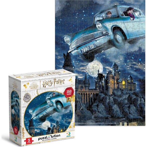 Dodo Puzzle Z Motywem "Harry Potter" - "Latający Ford Anglia" 350 Elementów 8+