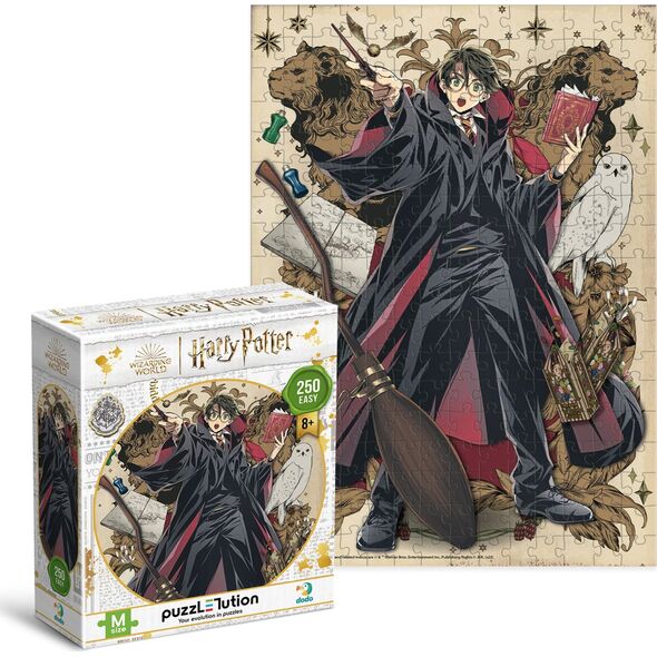Dodo Puzzle "Harry Potter" Dla Całej Rodziny Wysoka Jakość 250 Elementów Wiek 8+