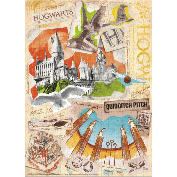 Dodo Puzzle "Harry Potter" - "Szkoła Hogwartu" Wysoka Jakość 450 Elementów 8+