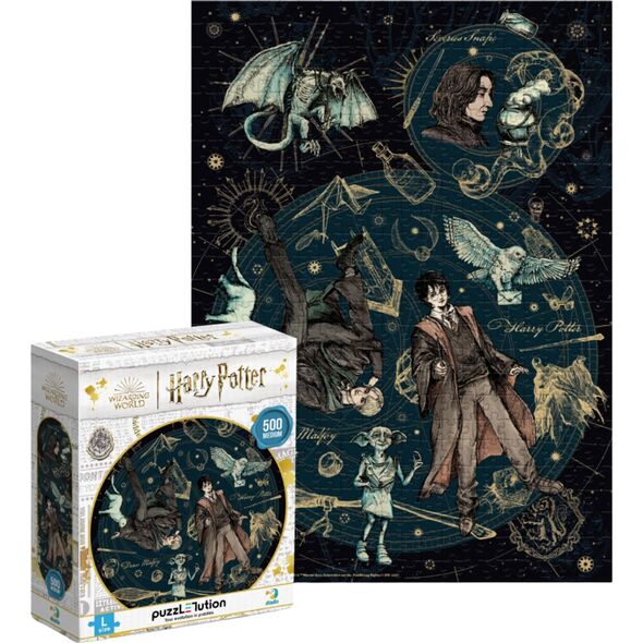 Dodo Puzzle Harry Potter Układanka Zestaw 500 Kolorowych Elementów Magia