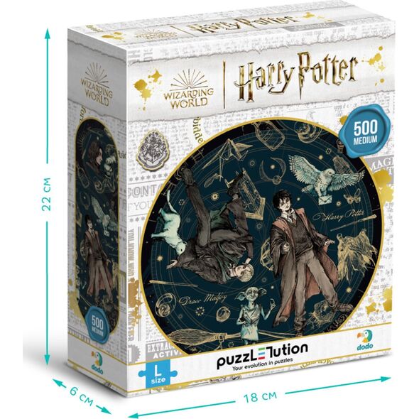 Dodo Puzzle Harry Potter Układanka Zestaw 500 Kolorowych Elementów Magia