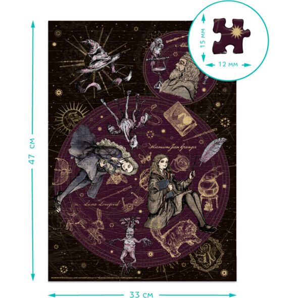 Dodo Puzzle Harry Potter Zestaw Układanka 500 Kolorowych Elementów Magia