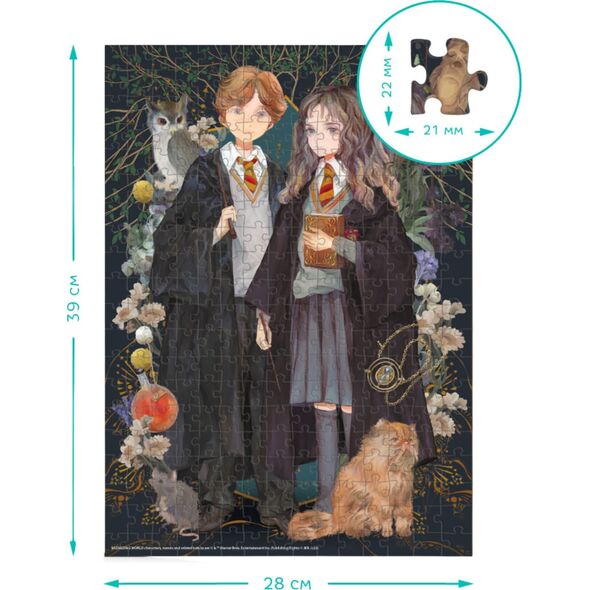 Dodo Puzzle "Harry Potter - Hermiona I Ron" Układanka 300 Elementów Czarodzieje
