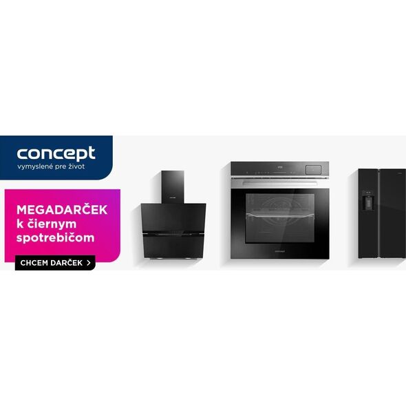 Lodówka Concept Lodówka Multidoor Quattro BLACK LA8383bc