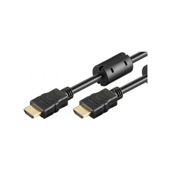 Kabel Goobay Przewód HDMI o dużej szybkości transmisji z Ethernetem (ferrytowy) - Długość kabla 3 m