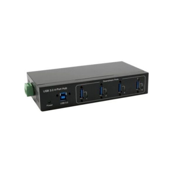 Exsys EXSYS EX-11224HMVS 4-portowy metalowy HUB USB 3.2 Gen 1 z chipsetem VIA VL811+