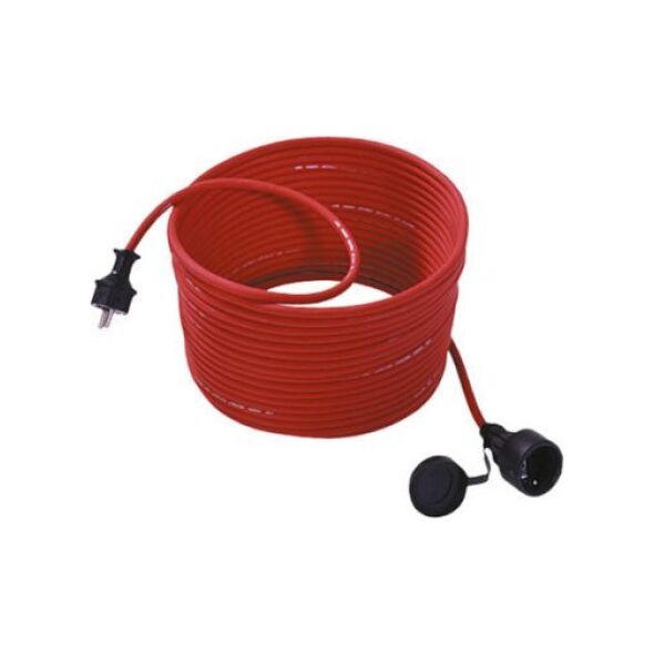 Kabel zasilający Bachmann BACHMANN Przedłużacz 16 A/250 VAC, czerwony, 35 m