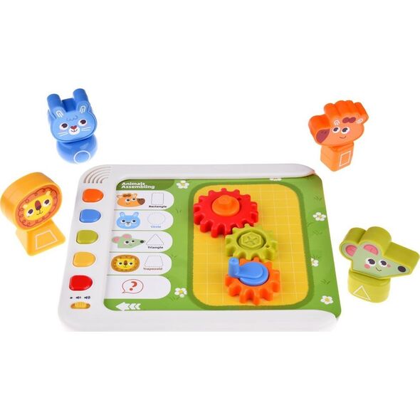 Jokomisiada Hola interaktywny Panel nauka emocji liczb figur Montessori ZA4652