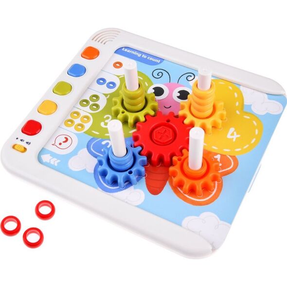 Jokomisiada Hola interaktywny Panel nauka emocji liczb figur Montessori ZA4652