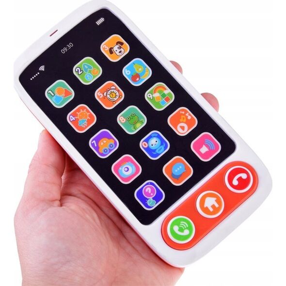Jokomisiada Telefon smartfon dotykowy interaktywny dla malucha światła melodie ZA4660