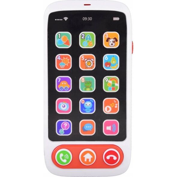 Jokomisiada Telefon smartfon dotykowy interaktywny dla malucha światła melodie ZA4660