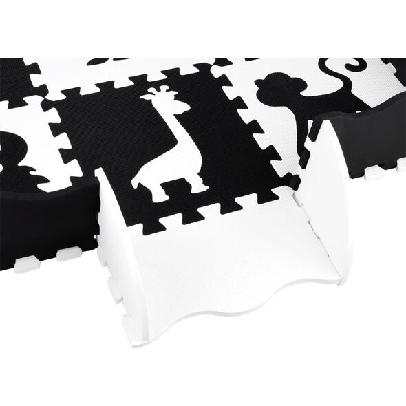 Jokomisiada Puzzle piankowe kontrastowa mata zwierzątka kształty ZA4783