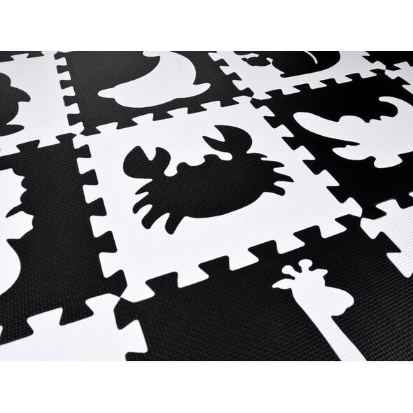 Jokomisiada Puzzle piankowe kontrastowa mata zwierzątka kształty ZA4783