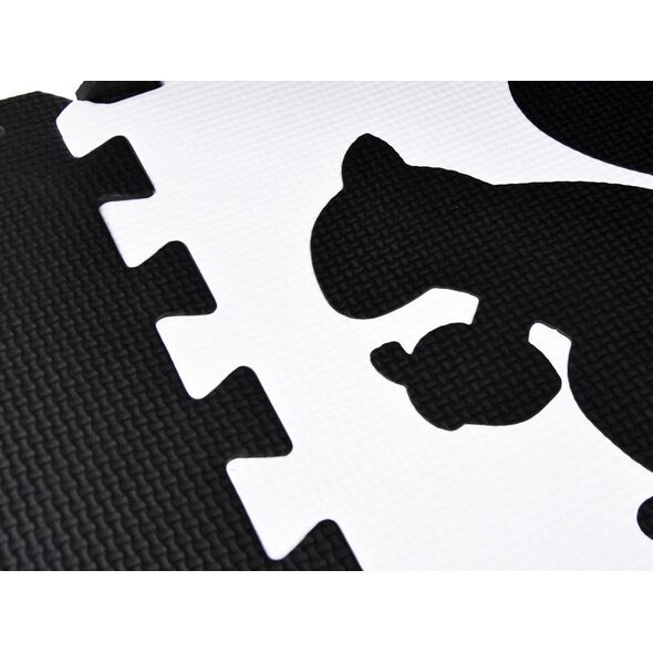 Jokomisiada Puzzle piankowe kontrastowa mata zwierzątka kształty ZA4783