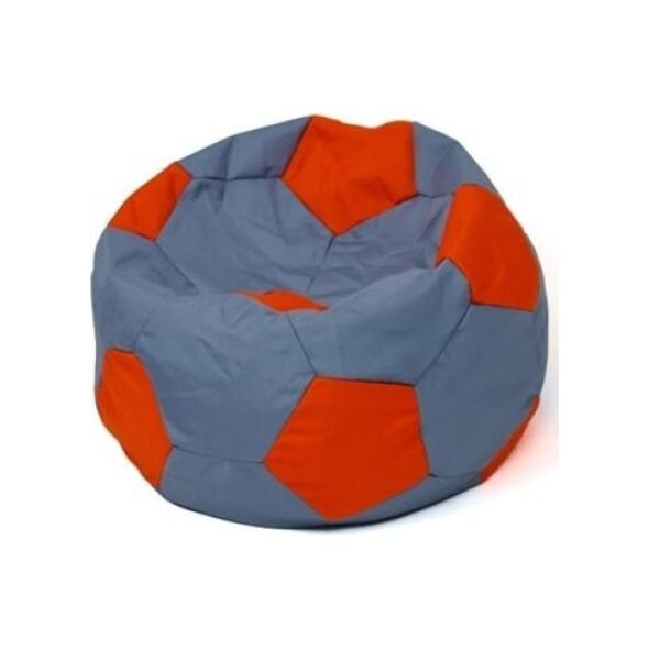 Go Gift Pufa worek sako PIŁKA szary-czerwony L 80