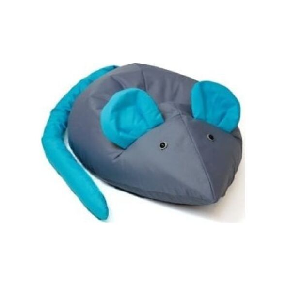 Go Gift Pufa worek sako MYSZ szary-niebieski L 110x80