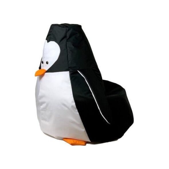 Go Gift Pufa worek sako PINGWIN czarny-biały XL 130x90