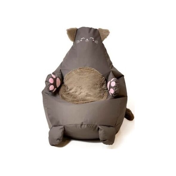 Go Gift Pufa worek sako KOTEK brązowy XL 130x90