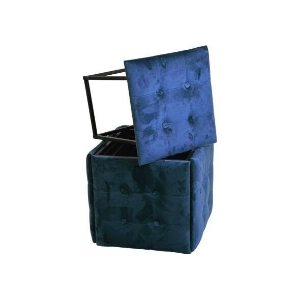Go Gift Puf-transformator 5w1 - 5 taboretów w 1 pufie granat velvet
