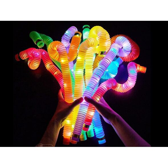 Jokomisiada POP TUBE rurki sensoryczne świecące LED 12szt ZA4709