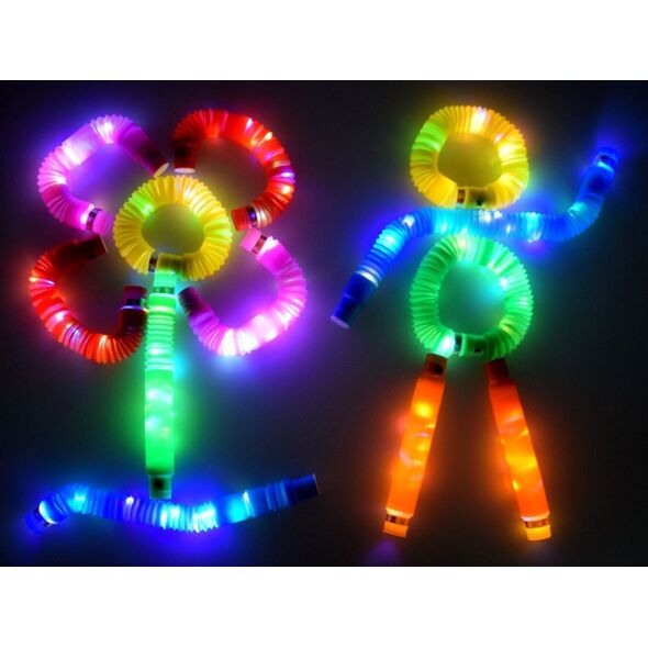 Jokomisiada POP TUBE rurki sensoryczne świecące LED 12szt ZA4709
