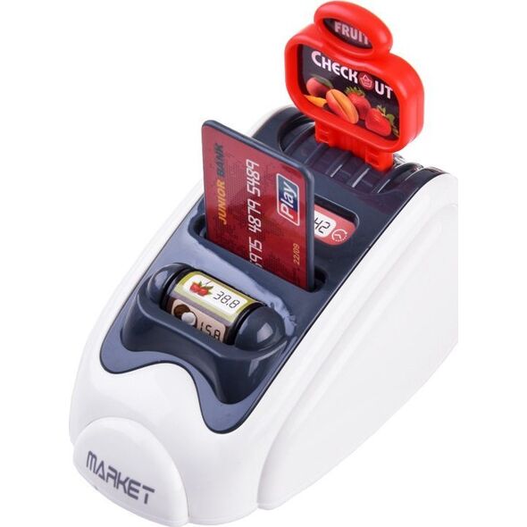 Jokomisiada Zestaw Mini Market Kasa Skaner Czytnik kart zestaw do sklepu ZA4636