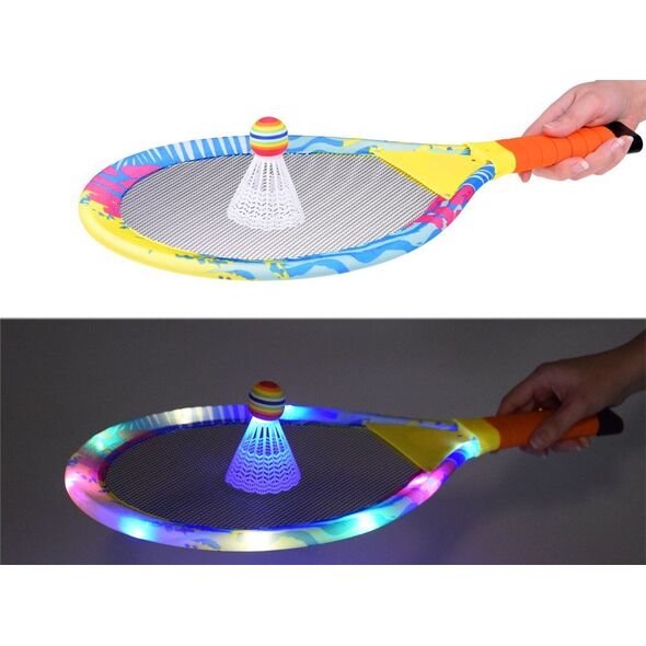 Jokomisiada Paletki Świecące do Badmintona - badminton Gra towarzyska SP0779