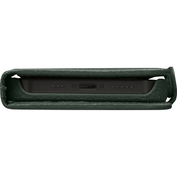 dbramante New York - 2-in-1 Leather Wallet for iPhone 15 - Evergreen