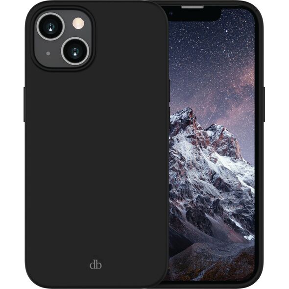 dbramante Monaco - Silicone MagSafe Case for iPhone 14 - Night Black