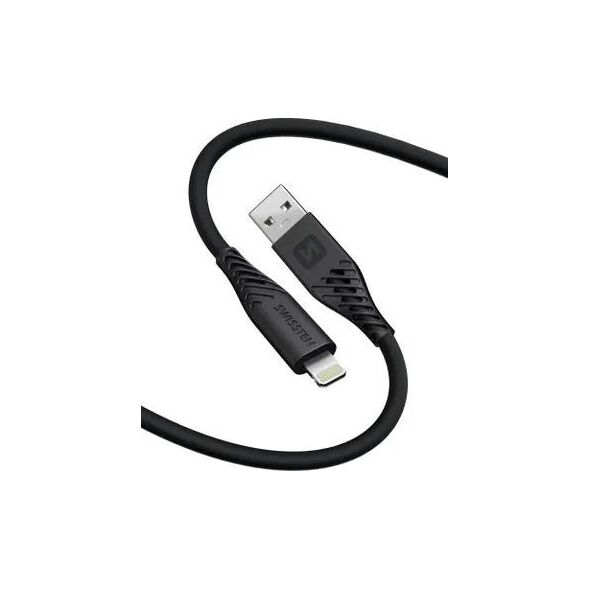 Kabel USB Swissten USB-A - USB-C 1.5 m Czarny (71533010)