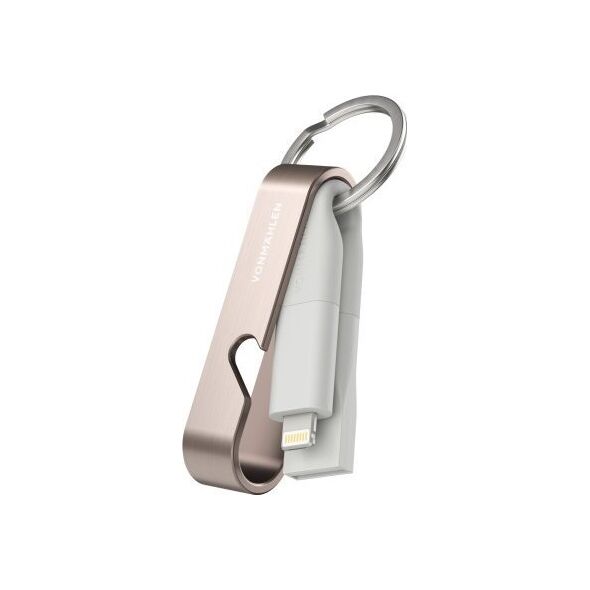 Adapter USB Vonmählen High Six - The 6in1 Charging Cable - Rose Gold
