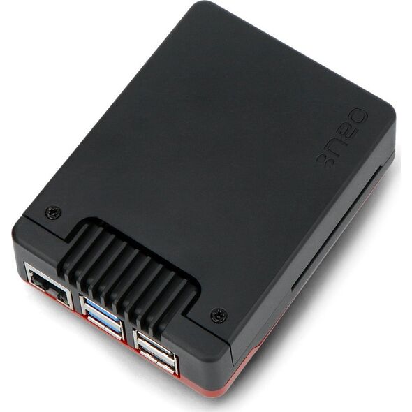 Argon40 Argon Neo 5 Bred - obudowa do Raspberry Pi 5 z wentylatorem - czarno-czerwona}